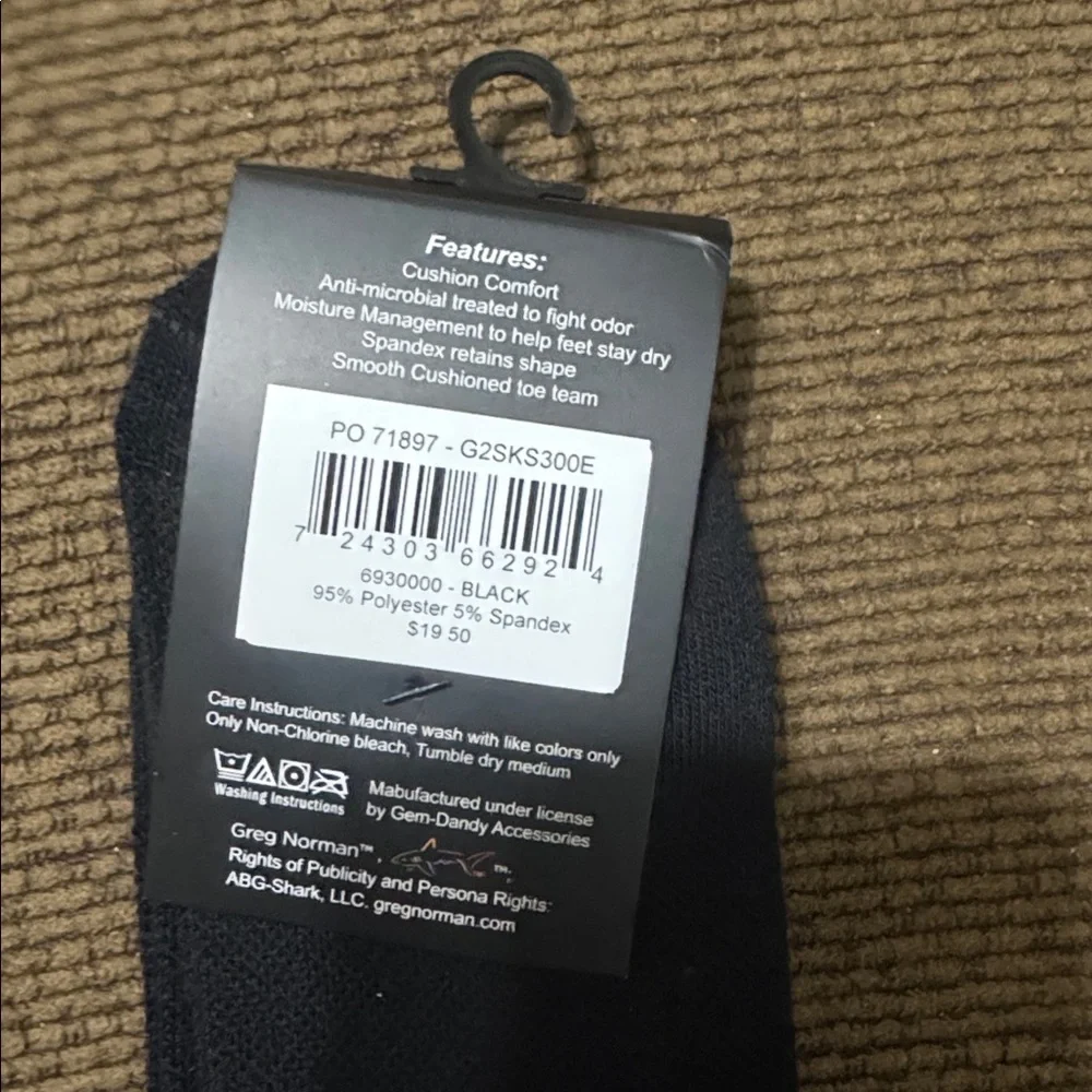 Greg Norman I Women’s I PERFORMANCE GOLF SOCKS I Size (shoe size 5~9)